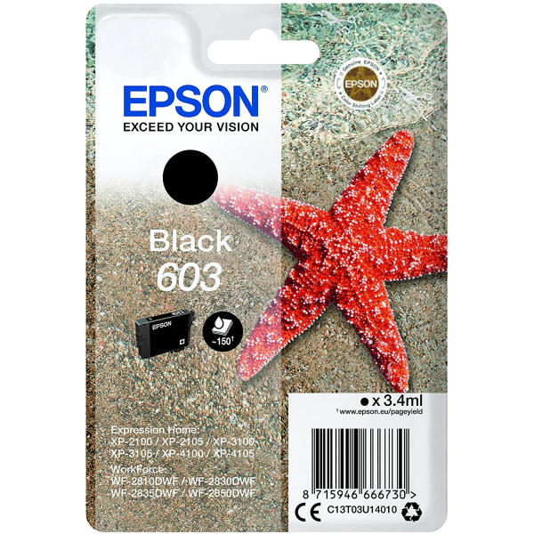 Epson 603 Black Ink Cartridge (Original)