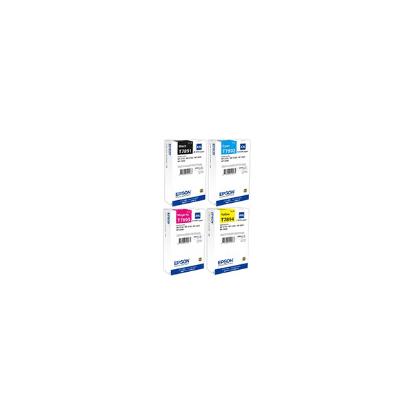 Epson 79XXL (BK/C/M/Y) Black & Colour Extra High Capacity Ink Cartridge 4 Pack (Original)