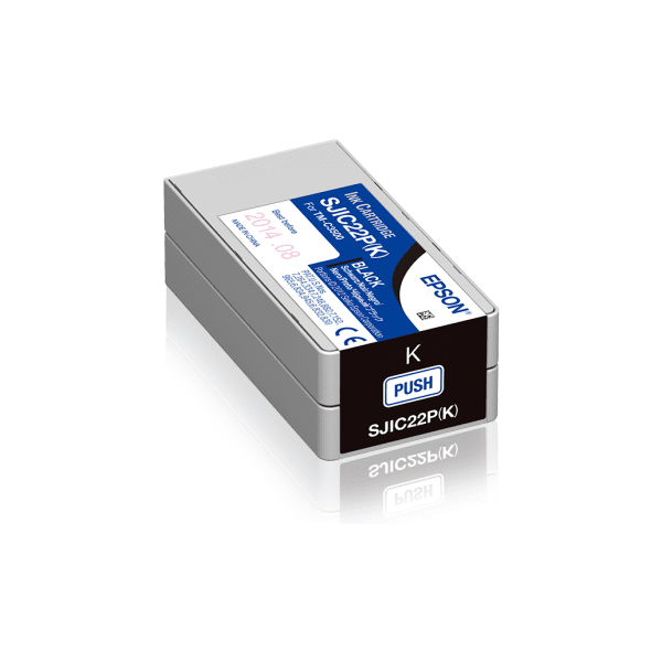 Epson SJIC22P(K) Black Ink Cartridge (Original)