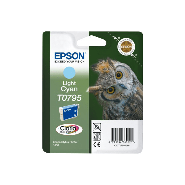 Epson T0795 Light Cyan High Capacity Ink Cartridge (Original)