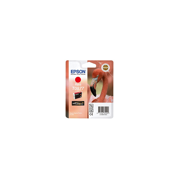 Epson T0877 Red Ink Cartridge (Original)