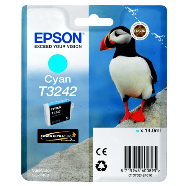 Epson T3242 Cyan Ink Cartridge (Original)