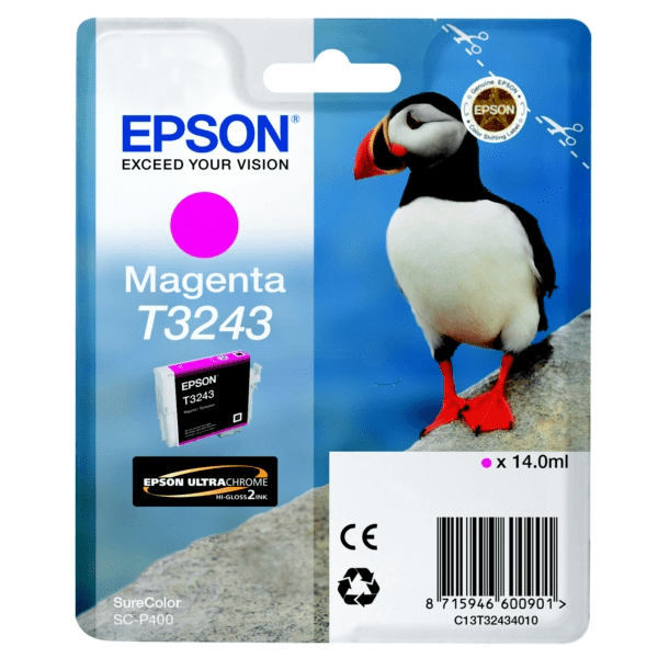 Epson T3243 Magenta Ink Cartridge (Original)