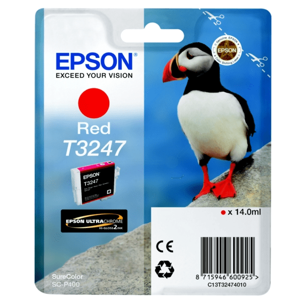 Epson T3247 Red Ink Cartridge (Original)