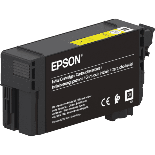 Epson T40C4 Yellow Ink Cartridge (Original)