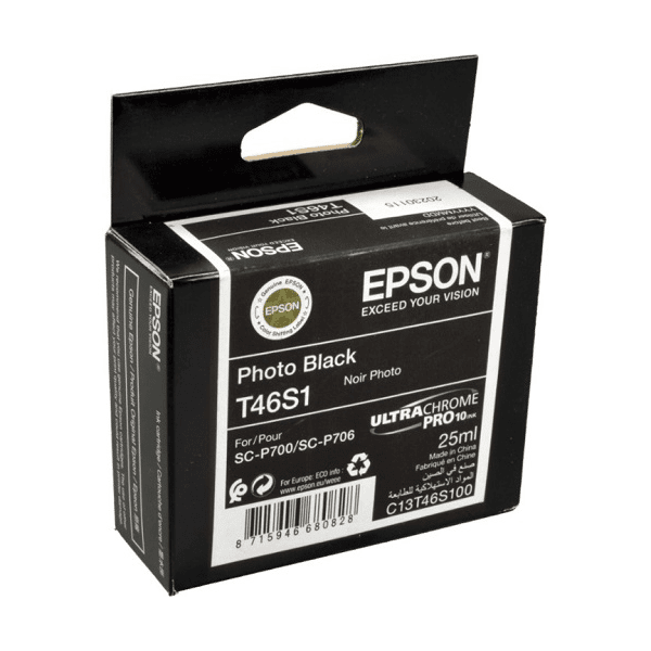 Epson T46S1 Photo Black Ink Cartridge (Original)