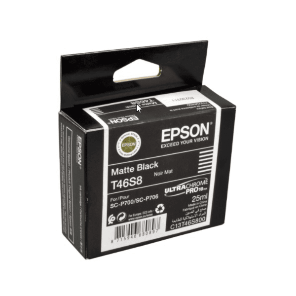 Epson T46S8 Matte Black Ink Cartridge (Original)