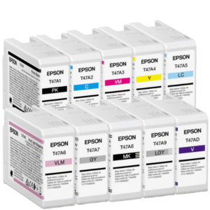 Epson T47A Black & Colour Ink Cartridge 10 Pack (Original)