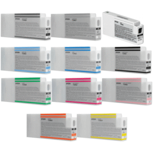 Epson T596 (PBK/C/M/Y/LC/LM/LBK/MBK/LLBK/O/GR) Original Black & Colour Ink Cartridge 11 Pack