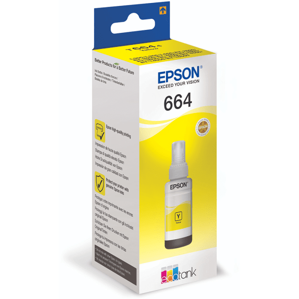 Epson T6644 Yellow Ink Bottle (Original)
