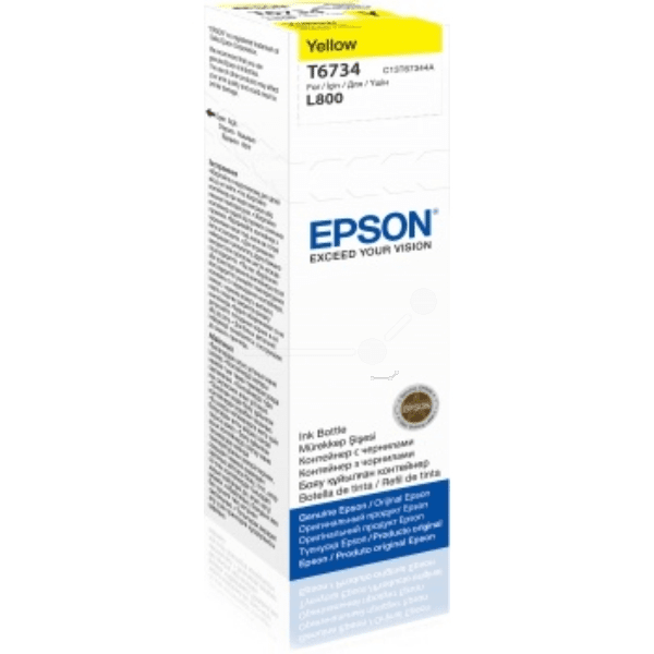Epson T6734 Yellow Ink Bottle (Original)