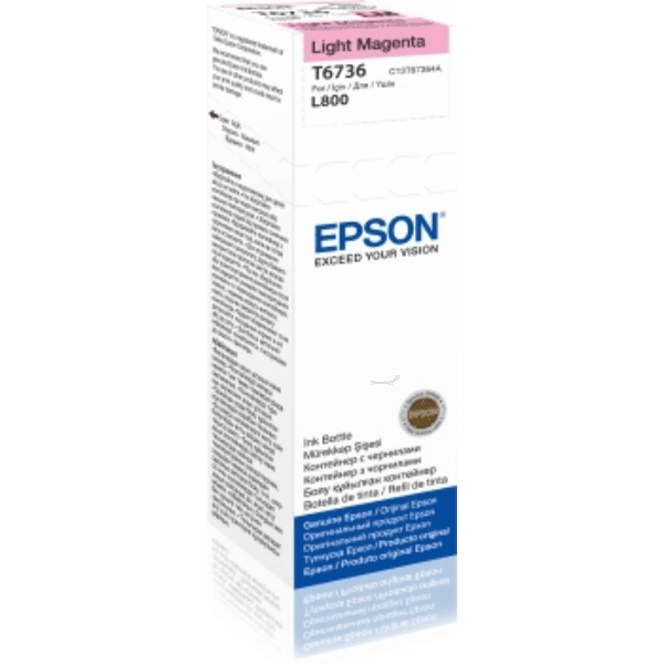 Epson T6736 Light Magenta Ink Bottle (Original)