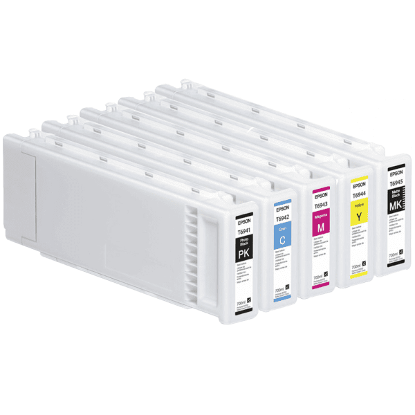 Epson T694 (BK/C/M/Y/MBK) Original Extra High Capacity Black & Colour Ink Cartridge 5 Pack