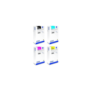 Epson T755 (BK/C/M/Y) Original High Capacity Black & Colour Ink Cartridge 4 Pack
