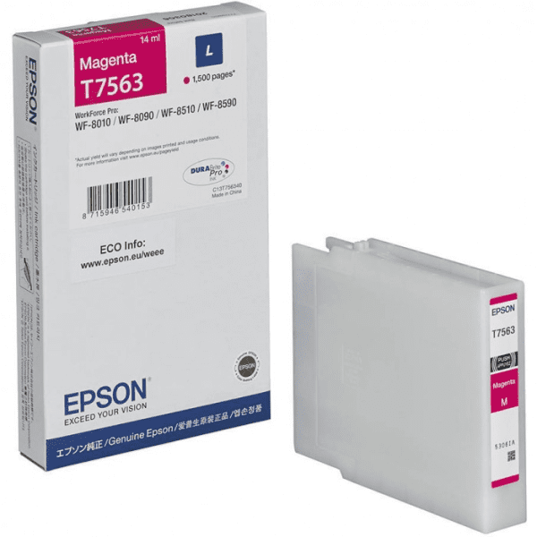 Epson T7563 Magenta Ink Cartridge (Original)