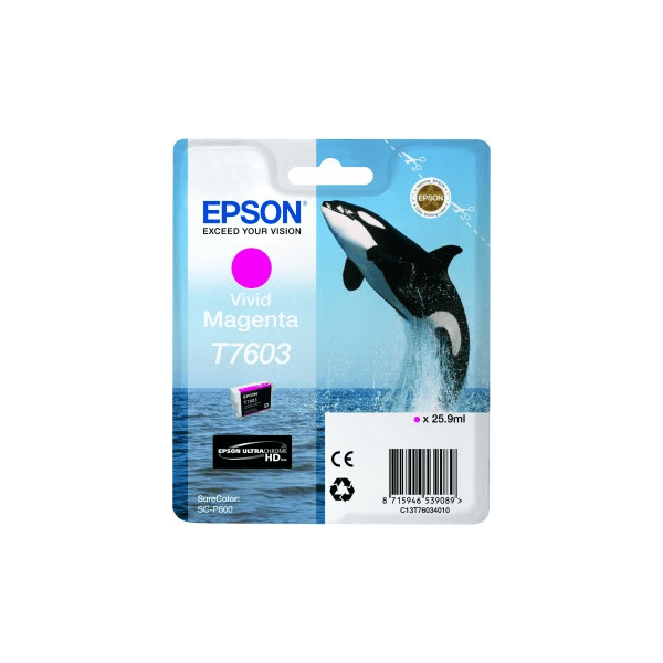 Epson T7603 Vivid Magenta Ink Cartridge (Original)