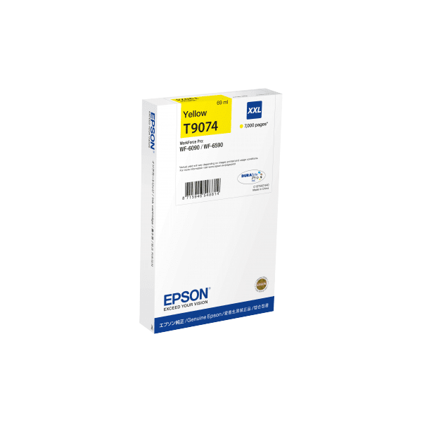 Epson T9074 Yellow Extra High Capacity Ink Cartridge (Original)