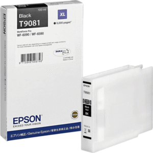 Epson T9081 Black High Capacity Ink Cartridge (Original)