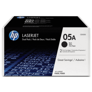 HP 05A (CE505D) Original Black Toner Cartridge Twin Pack