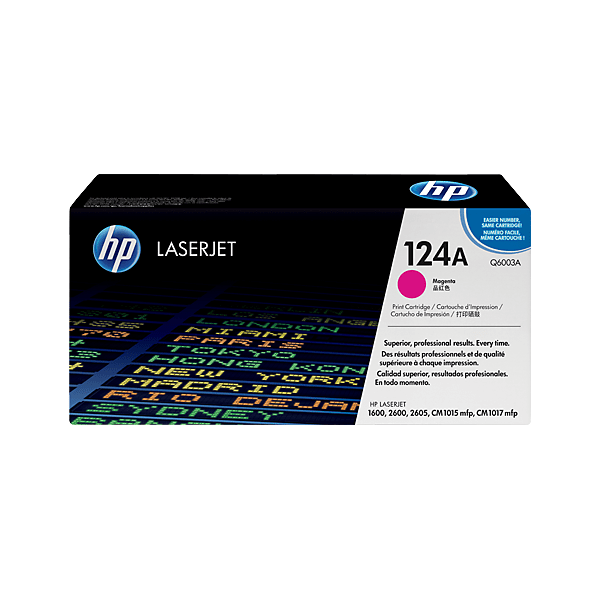 HP 124A Magenta Toner Cartridge (Original) - Q6003A