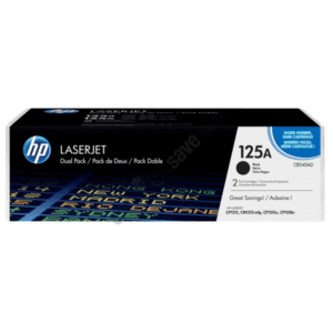 HP 125A (CB540AD) Original Black Toner Cartridge Twin Pack