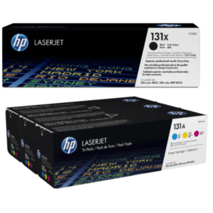 HP 131A (CF210X / CF211A / CF212A / CF213A) Original Black and Colour Toner Cartridge Pack