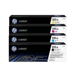 Original 4 Colour HP 201A Toner Cartridge Multipack – (CF400A / CF401A / CF402A / CF403A)