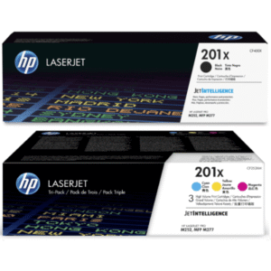 Original High Capacity HP 201X Toner Cartridge Multipack – 4 Colour (CF400X / CF401X / CF402X / CF403X)