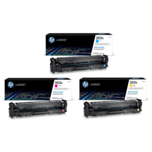HP 203A Colour Toner Cartridge 3 Pack (Original)