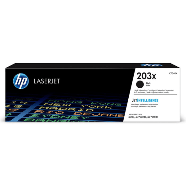 HP 203X Black High Capacity Toner Cartridge (Original) - CF540X