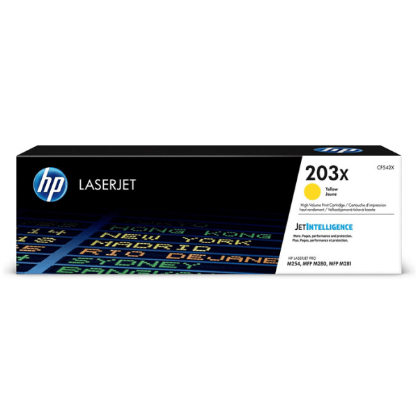 HP 203X Yellow High Capacity Toner Cartridge (Original) - CF542X