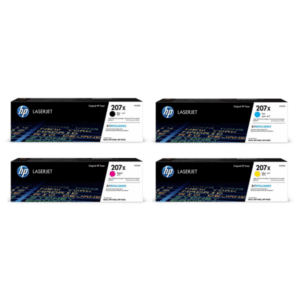 HP 207X (W2210X / W2211X/ W2212X / W2213X) Original Black and Colour Toner Cartridge Pack