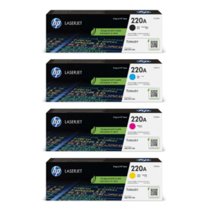 HP 220A Original Black & Colour Toner Cartridge Multipack