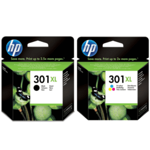 HP 301XL (CH563EE / CH564EE) Original High Capacity Black and Tri-Colour Ink Cartridge Pack