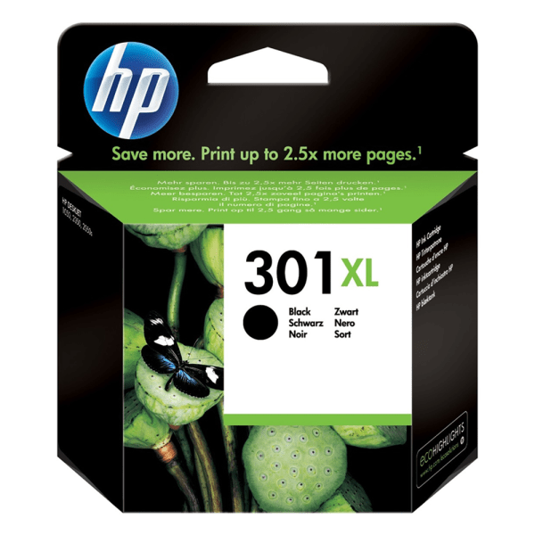 HP 301XL (CH563EE) High Capacity Black Ink Cartridge (Original)