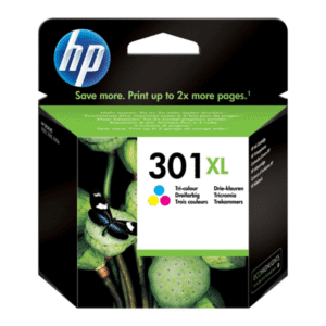 HP 301XL (CH564EE) Tri-Colour High Capacity Ink Cartridge (Original)