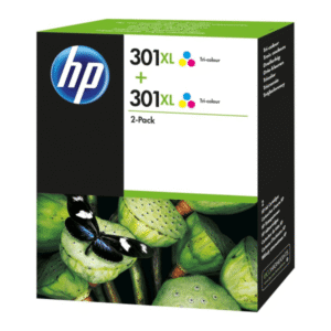 HP 301XL (D8J46AE) Original High Capacity Tri-Colour Ink Cartridge Twin Pack