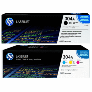 HP 304A (CC530 / CC531 / CC533 / CC532) Original Black and Colour Toner Cartridge Pack