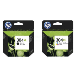 HP 304XL (N9K08AE / N9K07AE) Black and Tri-Colour High Capacity Ink Cartridge Multipack (Original)