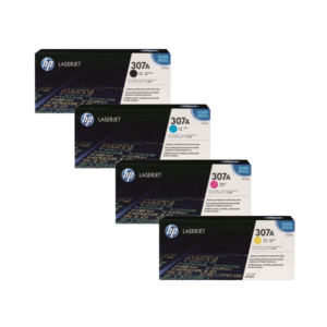 HP 307A (CE740 / CE741 / CE743 / CE742) Original Black and Colour Toner Cartridge Pack