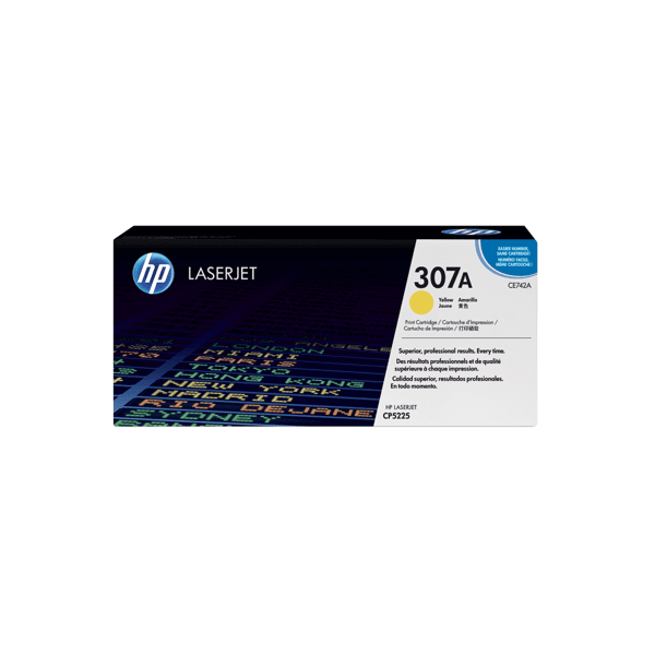 HP 307A Yellow Toner Cartridge (Original) - CE742A