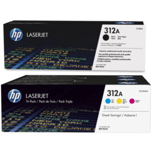 HP 312A (CF380/1/2/3A) Original Black and Colour Toner Cartridge 4 Pack