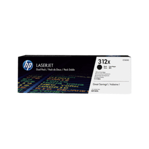 HP 312X (CF380XD) Original Black Toner Cartridge Twin Pack