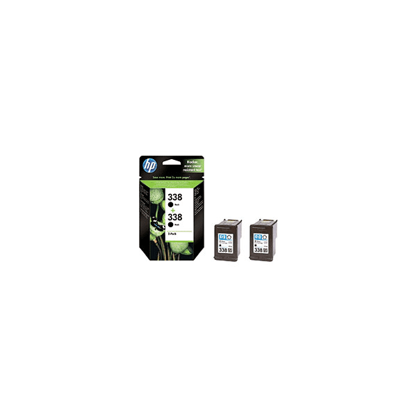 HP 338 (CB331EE) Original Black Ink Cartridges x2