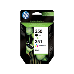 HP 350 (CB335EE) and HP 351 (CB337EE) Original Black and Tri-Colour Ink Cartridge Pack