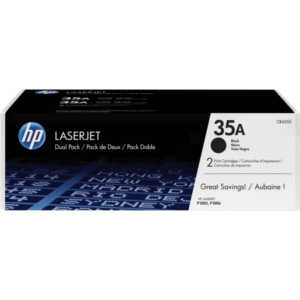 HP 35A (CB435AD) Original Black Toner Cartridge Twin Pack