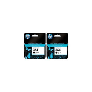 HP 364 Black Ink Cartridge Twin Pack (Original)
