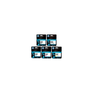 HP 364 Black and Colour Ink Cartridge 5 Pack (Original)
