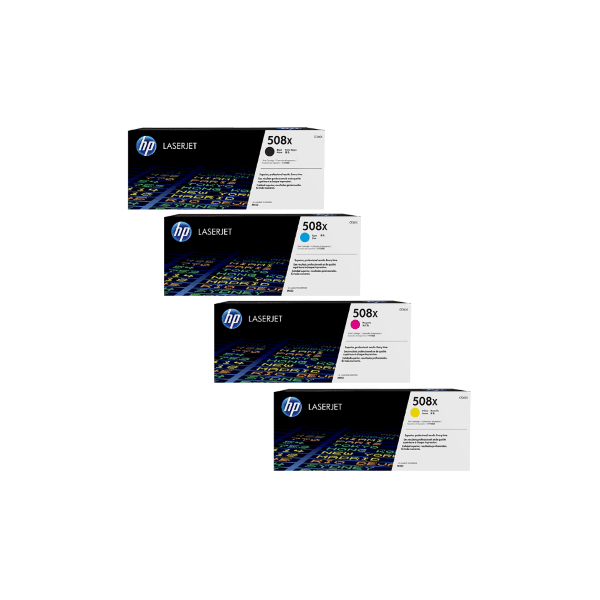HP 508X (CF360X/61X/62X/63X) Original High Yield Black and Colour Toner Pack