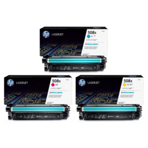 HP 508X Original High Capacity Colour Toner Cartridge 3 Pack (CF361X / CF363X / CF362X)